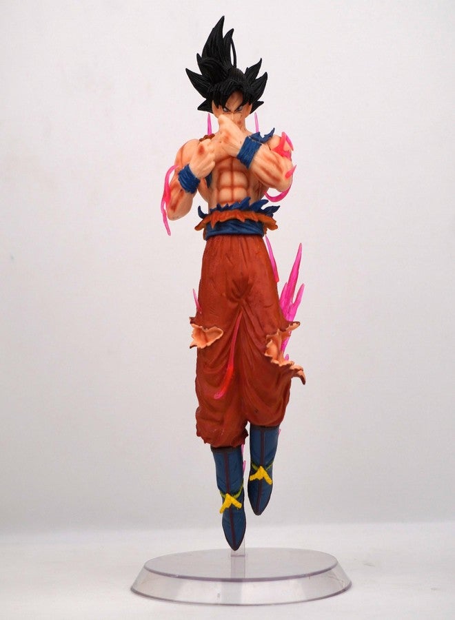 Offo Goku Ultra Instinct Action Figure - Dragon Ball Super Collectible | 25cm Premium PVC Figurine with Battle Pose | Anime Display Toy for Car, Desk, Shelf, Home Decor & Gift for Fans - Image 2